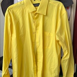 Yellow Button-Up Shirt